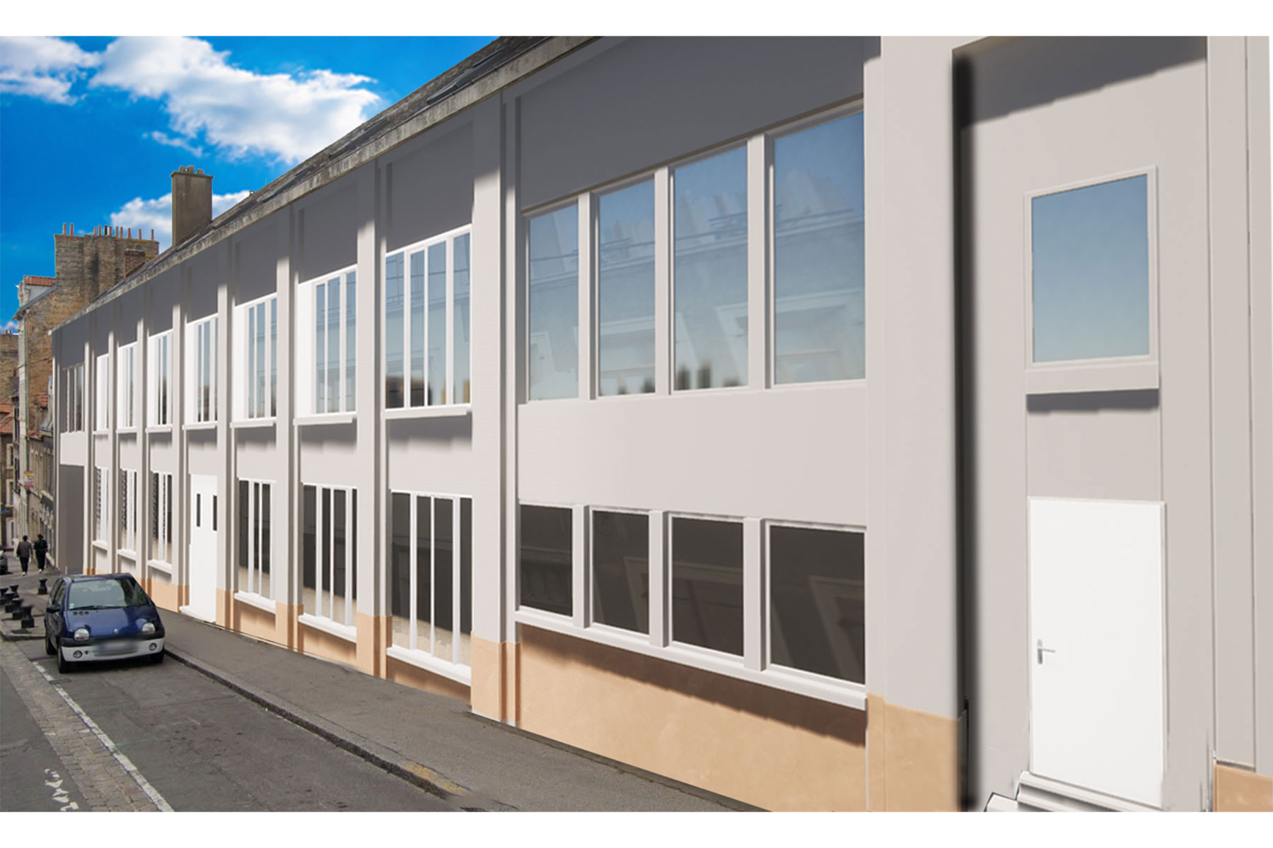74m²