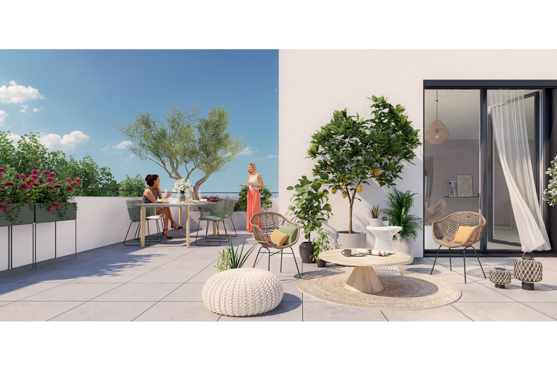 55m²