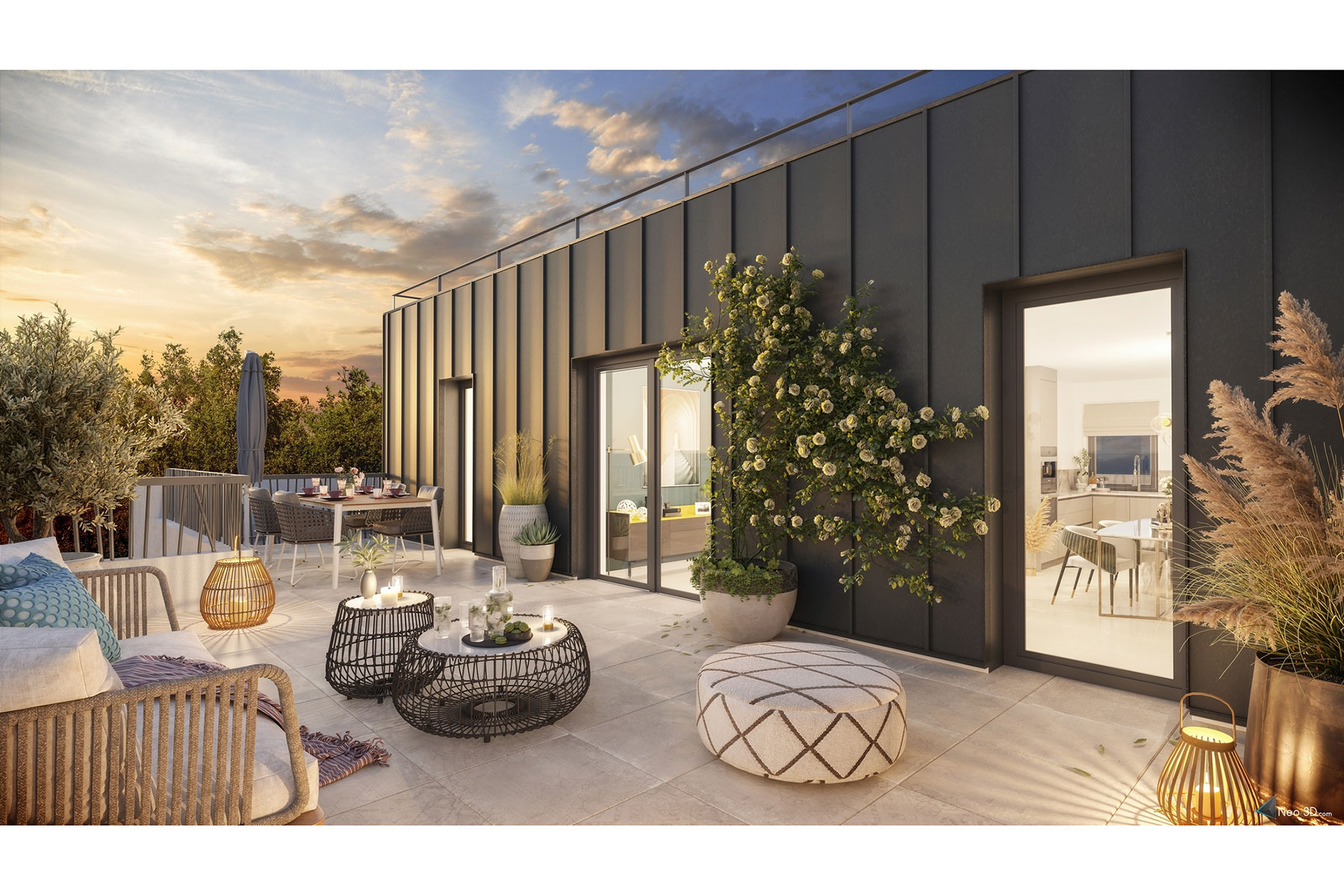 64m²
