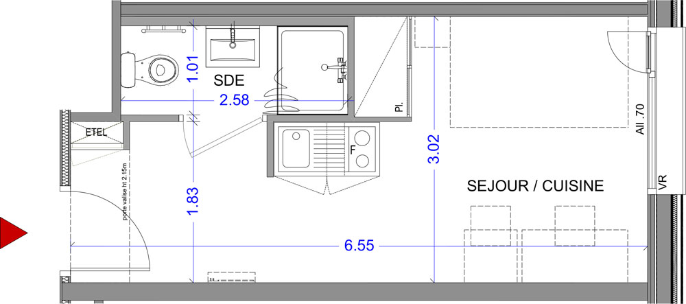 18m²