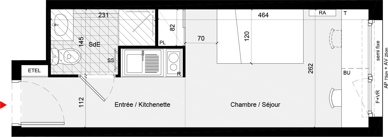 18m²